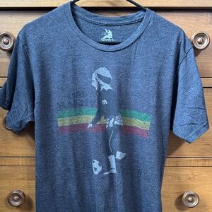 Gray Bob Marley Graphic T-Shirt